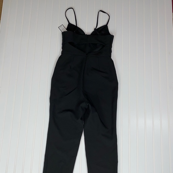 BCBGMaxazria Cut Out Back Jumpsuit M NWT - Picture 9 of 15